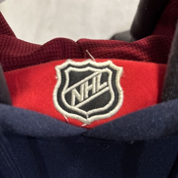 Washington Capitals Backstrom #19 Old Time Hockey Hoodie Jersey Men's Size Large - Picture 13 of 15